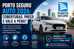Porto Seguro Auto 2026: coberturas, preço e vale a pena?