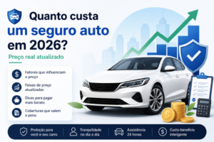 Quanto custa um seguro auto em 2026? (Preço real atualizado)
